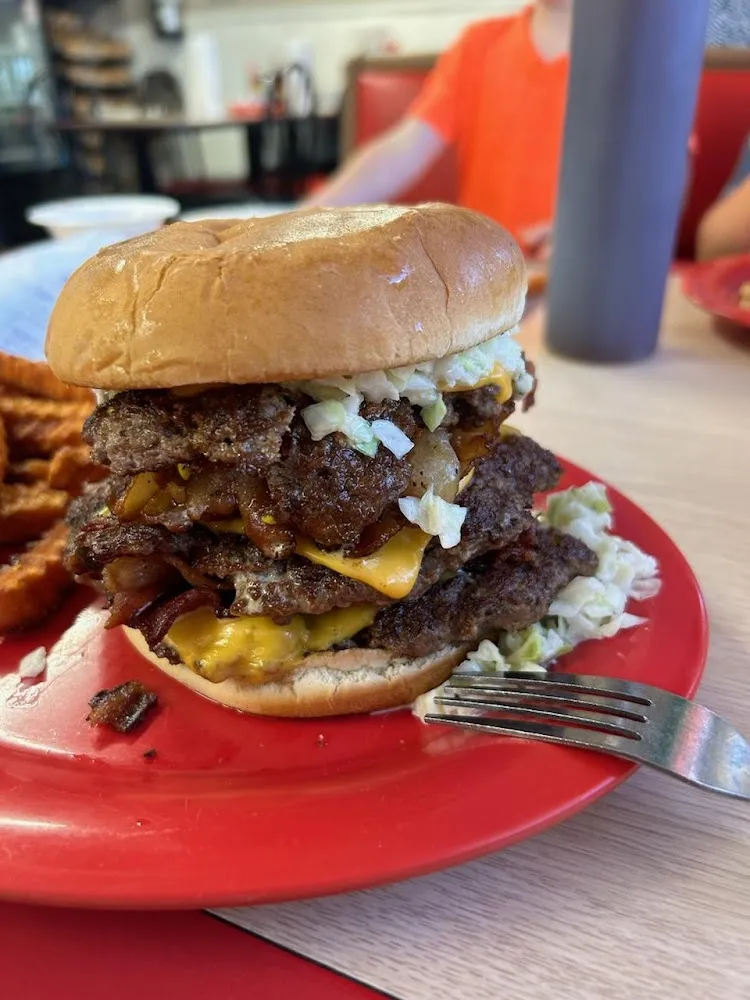 Triple Cheeseburger